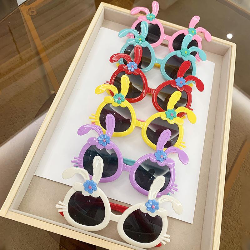 Children'S Sunglasses Fashion Trendy Cartoon Dress Up Glasses Girls Cute Uv Protection Eye Protection Baby Toy Sunglasses