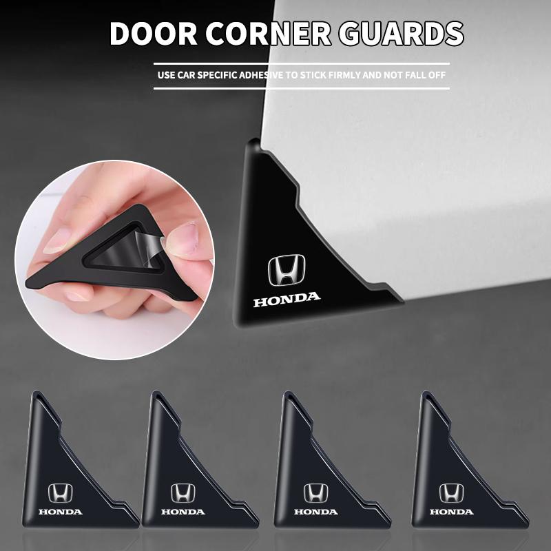 2pcs Car Door Corner Protective Cover Door Scratch Protector For Honda Odyssey Spirior CR-V Civic HR-V Bb1 City Accord Accessories