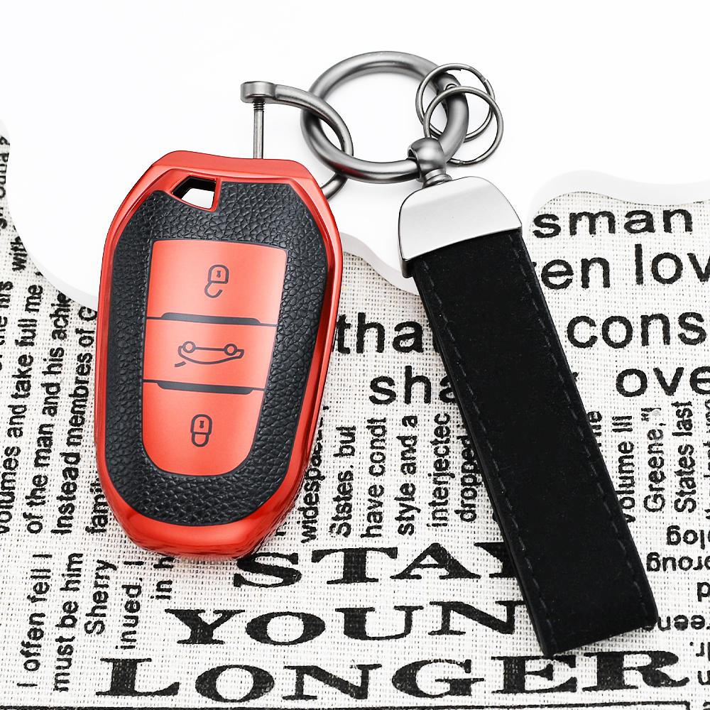 Auto Keyless Cover Car Key Case Keychain Fob For Peugeot 407 508 206 2008 301 5008 3008 307 308 207 208 For Citroen C2 C3 C4 C5