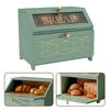 Wooden Bread Bin Multi-Purpose Bread Storage Container Bread Keeper Bin Bread Storage Box for Bagel Donut Cookies