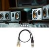   Splitter 1 XLR Female Plug to 2   Male Plugs Cable for Home Theater and Professional   Equipment