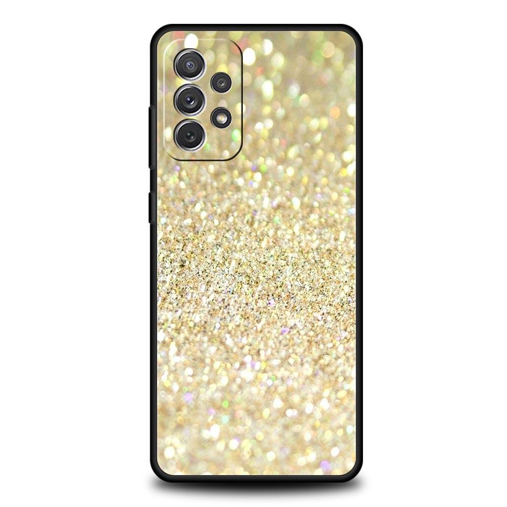 

Чехол для телефона Samsung Galaxy A13 A15 A17 A07 A21S A22 A23 A25 A31 A73 A32 A52 A52S A41 5G Мягкий ТПУ Корпус Розовый Блеск Funda Сумка Samsung A15