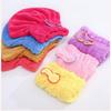 6 Colors Microfiber Solid Quickly Bowknot Wrap Towel Dry Hair Hat Hair Turban Head Wrap Hat Thickened Absorbent For Dry Hair Cap