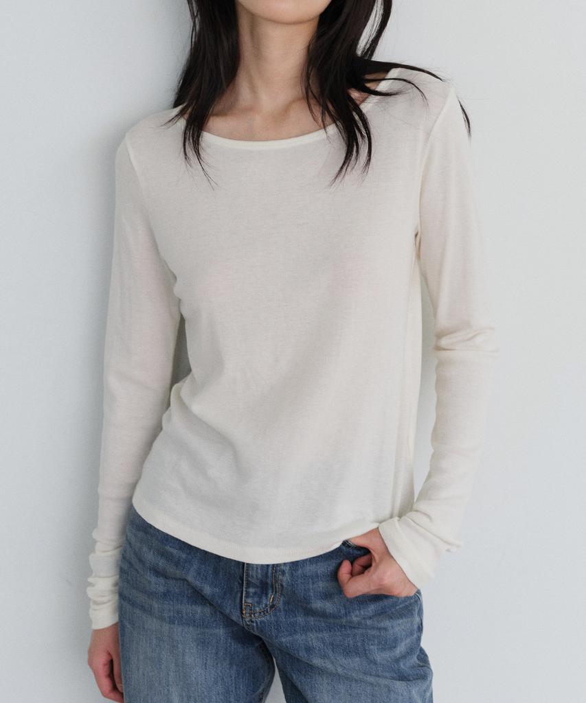 Yulago Slim Boatneck T-Shirt