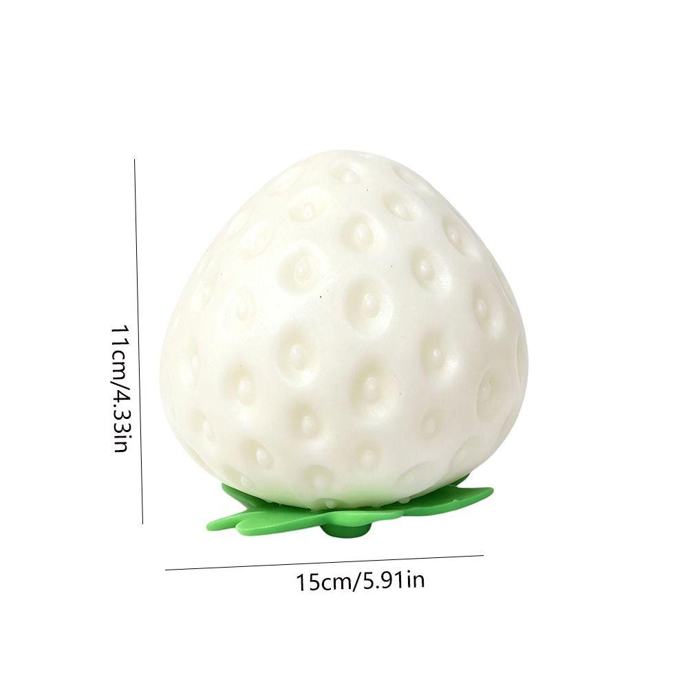Simulation Fruit Slow Rebound Toy UV Light Color Changing Fruit Squeeze Toy  Office