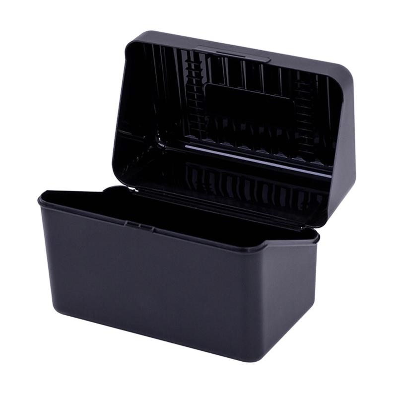 

Large Capacity Name Card Organizer Holds Up 300 Business Cards Index Cards Plastic Desk Organizer for Case for Office Sc 1 чорний