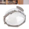 Microwave Splash Heating Cover PC Food Splatter Guard With Extension Handle For Kitchen Cooking Brown