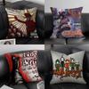 L-Limp Bizkit Music Pillow Case Home Dorm Chair Back Short Plush Double-sided Printing Office Nap Time Cushion Cover