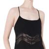 Calvin Klein Solid Color Short Lace Camisole Dress Women Dresses Black QS6846-UB1
