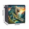 Stone Lion Mountain 5D Diamond Painting Storage Basket Full Round Drill Mosaic Diamond Embroidery Cross Stitch Kits Home Decor Home Decor