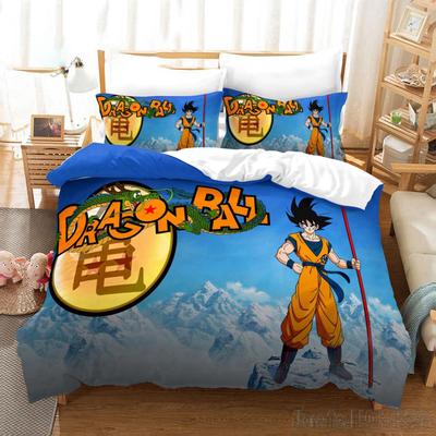 2026 Comforter Cover Dragon Ball Anime Goku Bedding Set Baby Duvet Cover Sets Bedclothes Twin Single King Kids Adult Gift