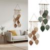 Cotton Rope Leaf Macrame Wall Hanging Boho Style Bohemian Wall Decoration  Home Wedding Decor