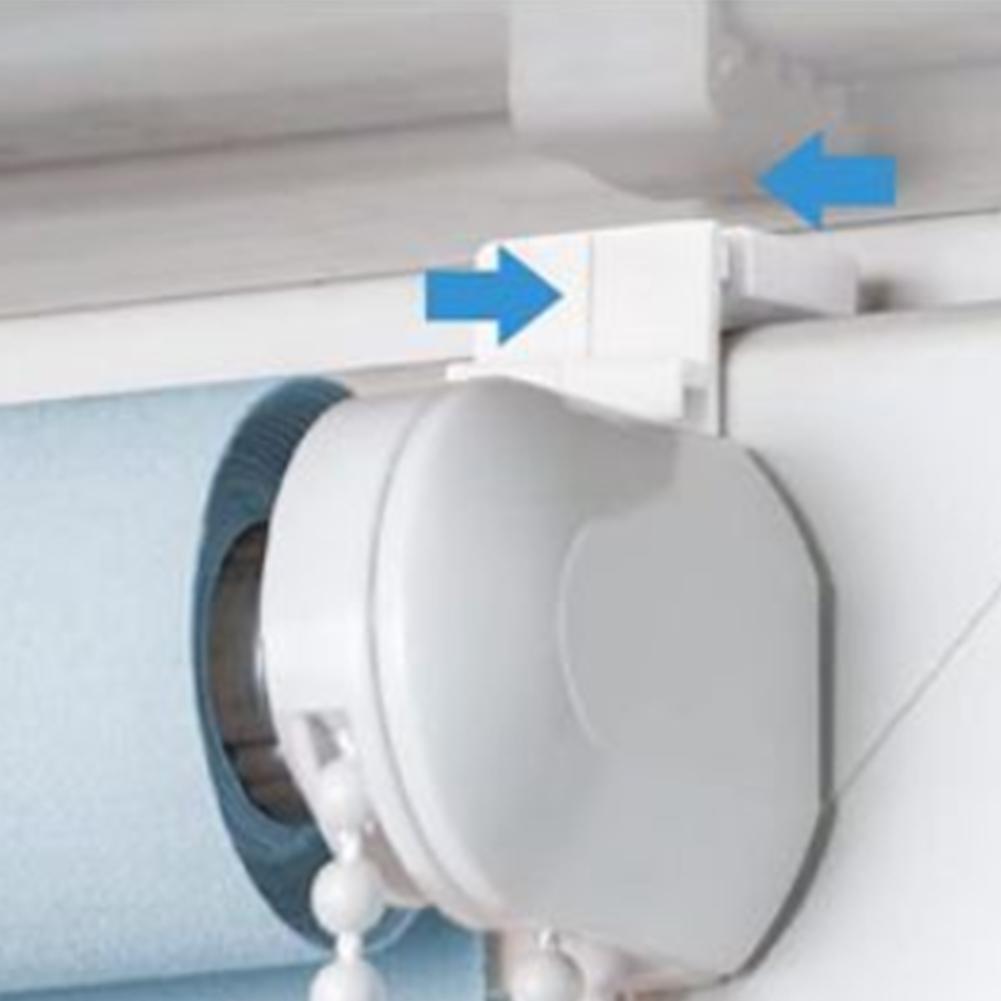 Blind Brackets No-Drill Pack Of 10 Double Roller Blind Clamp Brackets For Window Blind Brackets Hundred Fold Curtain Part Set