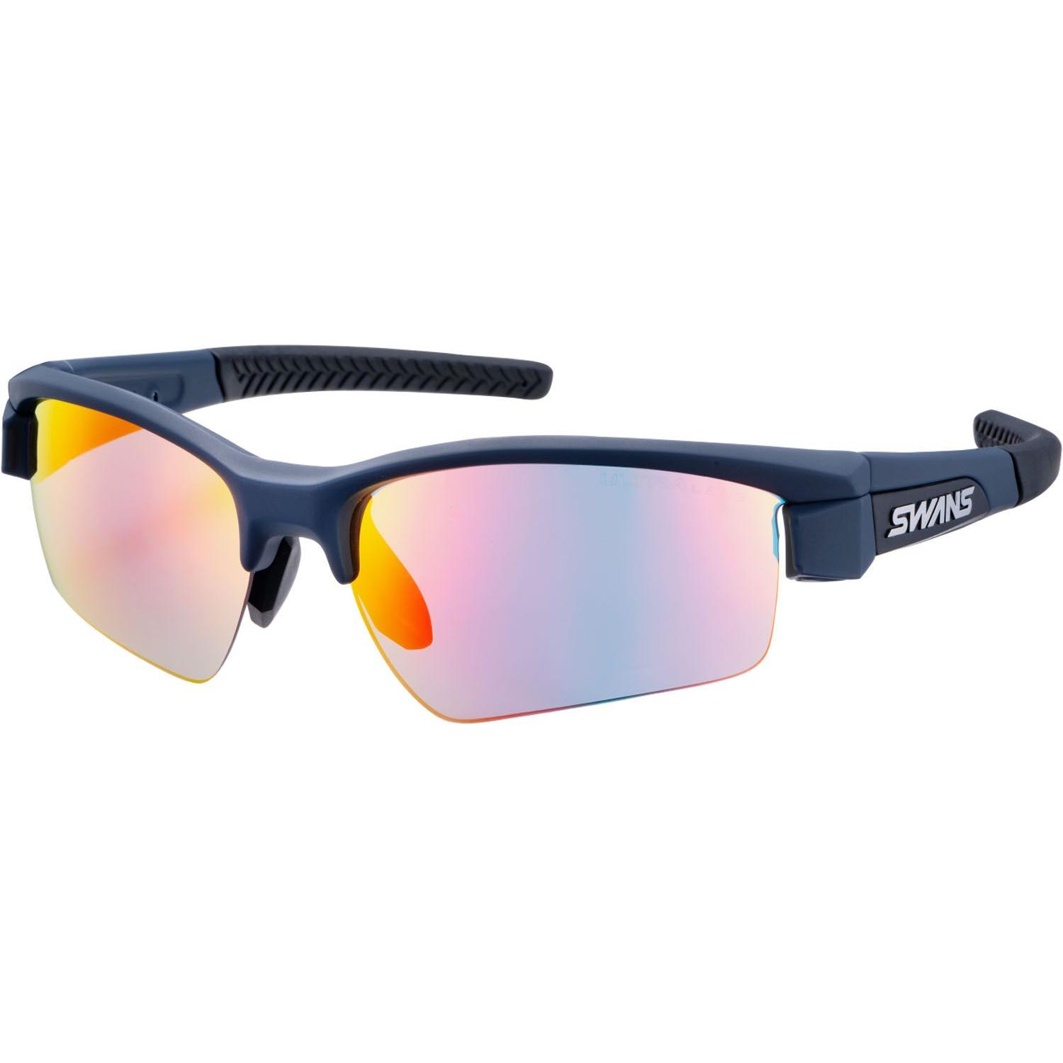 Used SWANS LION SIN ULTRA LENS FOR BALL SPORTS Model LI SIN-3518 MNV Navy Sunglasses Heatstroke Prevention Golf Fishing LISIN3518 MNV Matte Dark Navy
