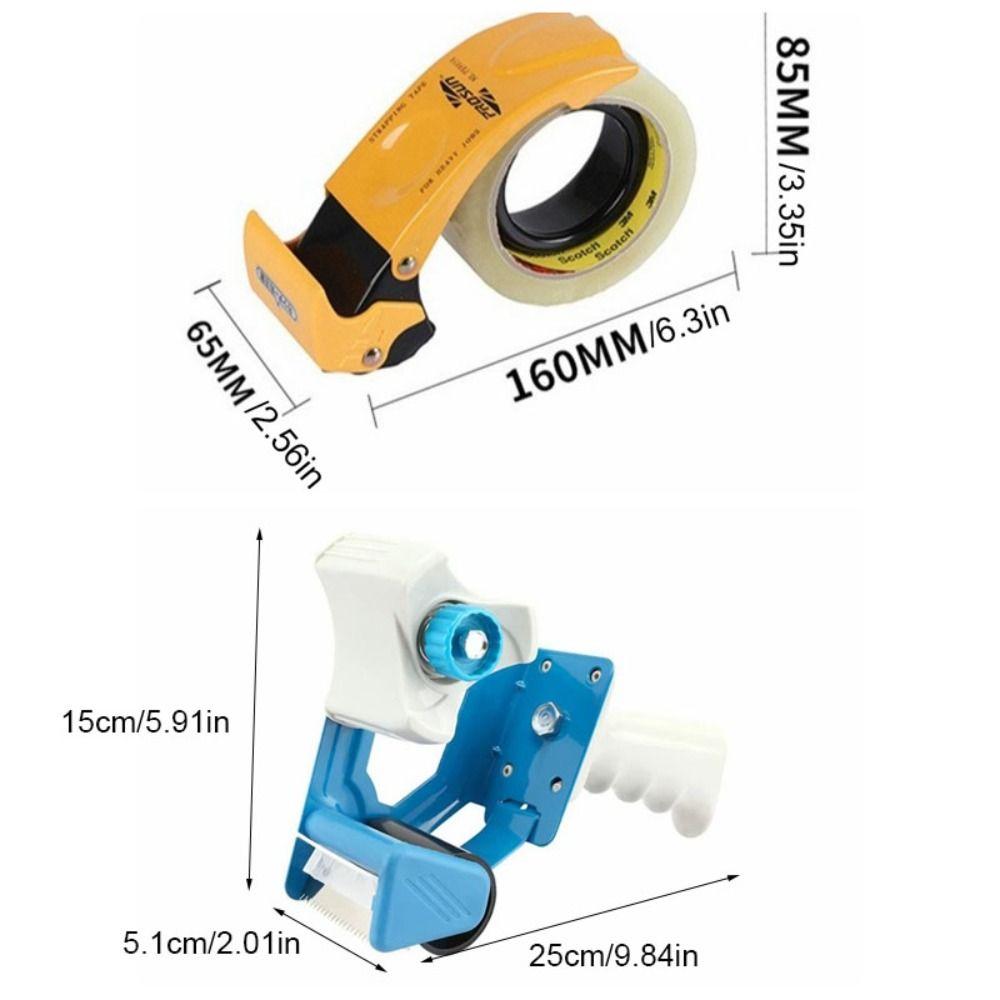 Convenient Tape Dispenser Metal Box Sealing Machine Packing Tool Tape Cutter Holder Warehouse