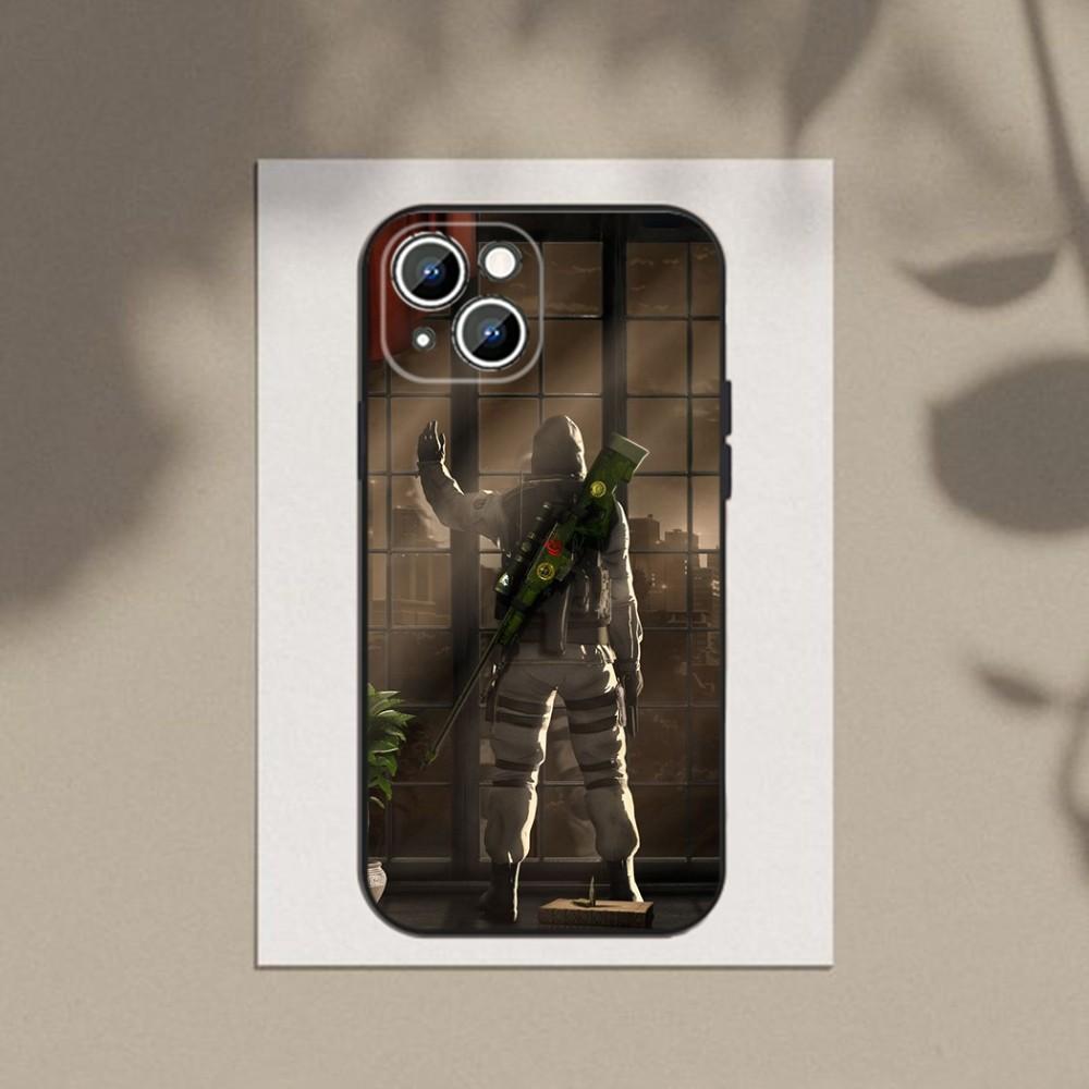 Game CS Clear GO Phone Case Phone Case For Apple iPhone 15,14,13,12,11,XS,XR,X,8,7,Pro,Max,Plus,mini Silicone Black Cover