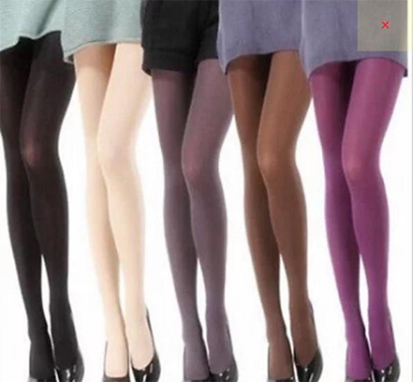 Fashion Women's All-match 80d Silk Slim Pantyhose Stockings Hosiery In Luxurious Black