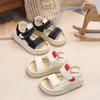2026 Kids' Korean Style Casual Outdoor Sandals - Soft Sole Velcro Sports Beach Sandals for Boys & Girls
