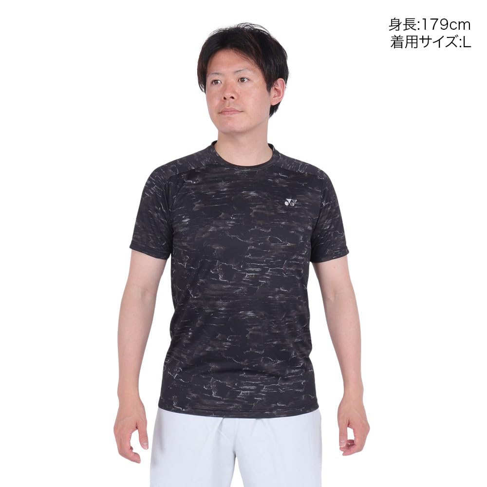 YONEX Short Sleeve Game Shirt Black Size S (Fit Style), (007),