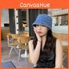 Denim Japaneseinspired Fashionable Bucket Hat For Women Breathable Uv Shield