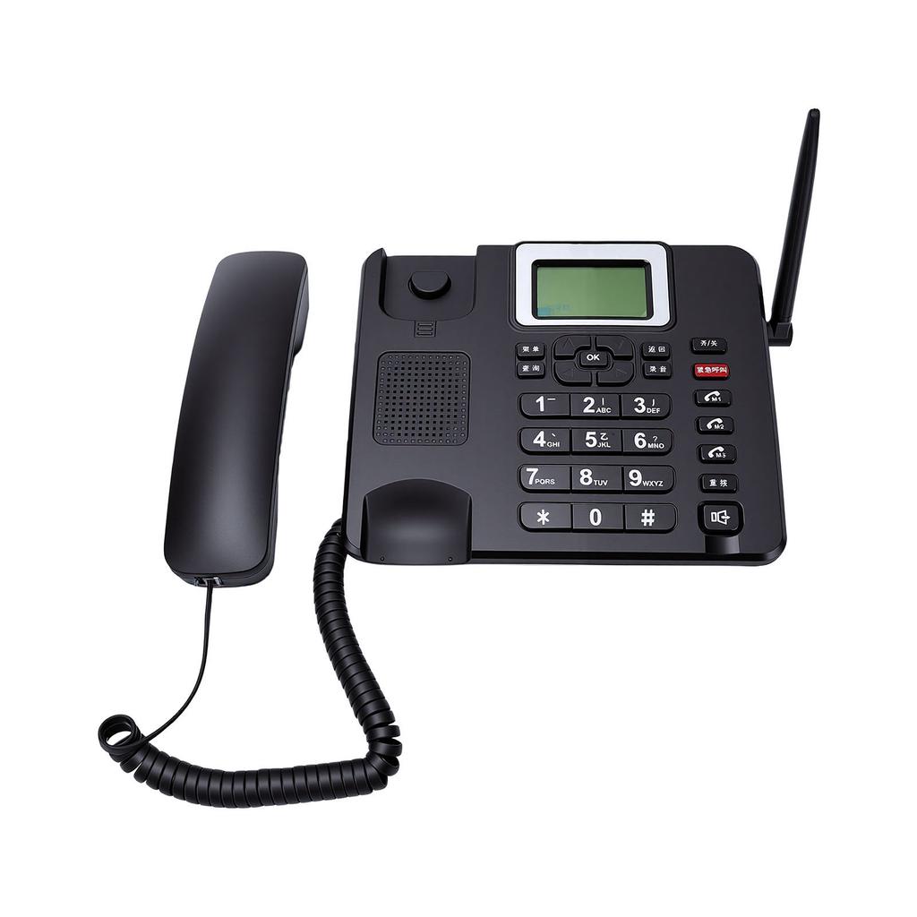 Kabelloses GSM-Tischtelefon Antiker Stil 4G Mobiltelefon Entsperrt Retro Handy mit SOS-Notruf Hohe Lautstärke 2000