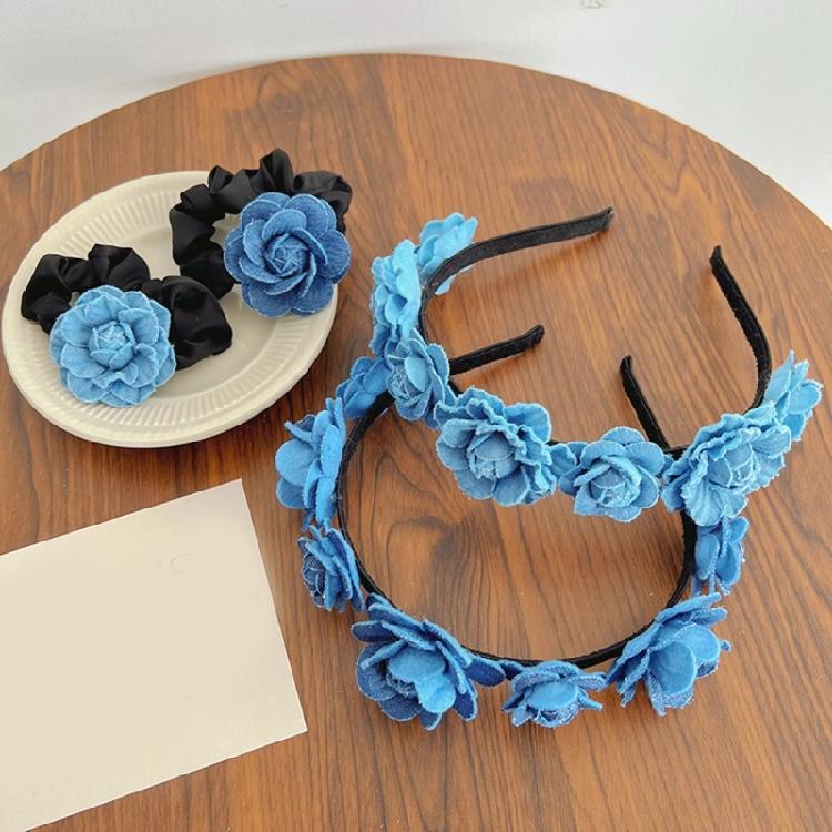 Delicate Camellia Headpiece Elegant Beautiful Headbands Comfortable Hair Hoop Camellia Hair Accessory