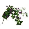 Artificial Flower Rattan Fake Plant Vine Decoration Wall Hanging Roses Flowers For Home Wed Party Interior Outdoor Decoration