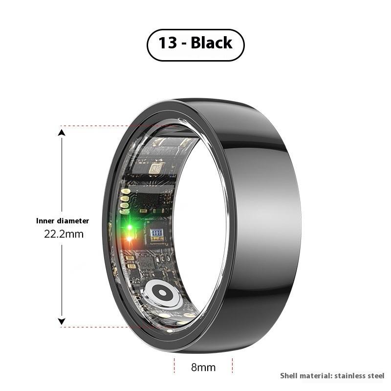 Anillo Inteligente Monitoreo de Frecuencia Cardíaca Oxígeno en Sangre Salud del Sueño Salud Anillo Inteligente Multifuncional
