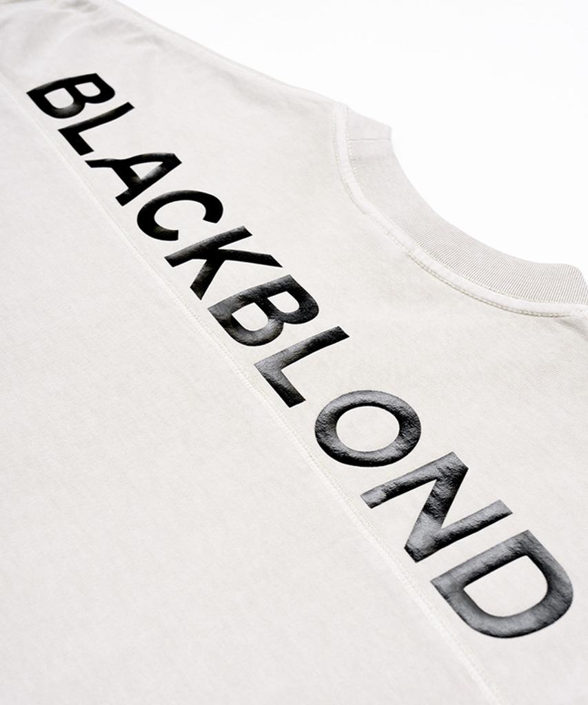BLACKBLOND Vividi Hidden Slogan Pigment Short Sleeve T-Shirt (Sand)