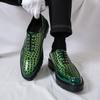 Fashion Classic Men Height-increasing Derby Shoes Men Thick-soled Anti-slip Lace-up Business Office Brand Leather Shoes Men Sizes 38-46