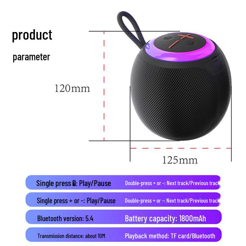 Bach John Q9 Portable Bluetooth Speaker (CN version)