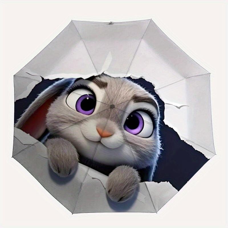 

1pc Judy Hopps Automatic Open/close, All-Season Portable Folding Umbrella, Perfect Gift for Friends yy250807013
