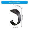 Set Of 3 Multipurpose C Shaped Purse Hooks Aluminum Table Hangers For Bags Coat Keys Organization Desk Organizers