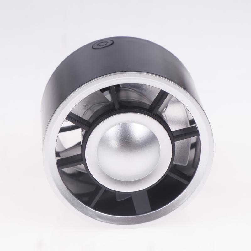 1 Piece 3 Speed Car Air Outlet Fan Usb Cooling Fan With Color Changing Light Car Rear Seat Heat Dissipation Car Accessories