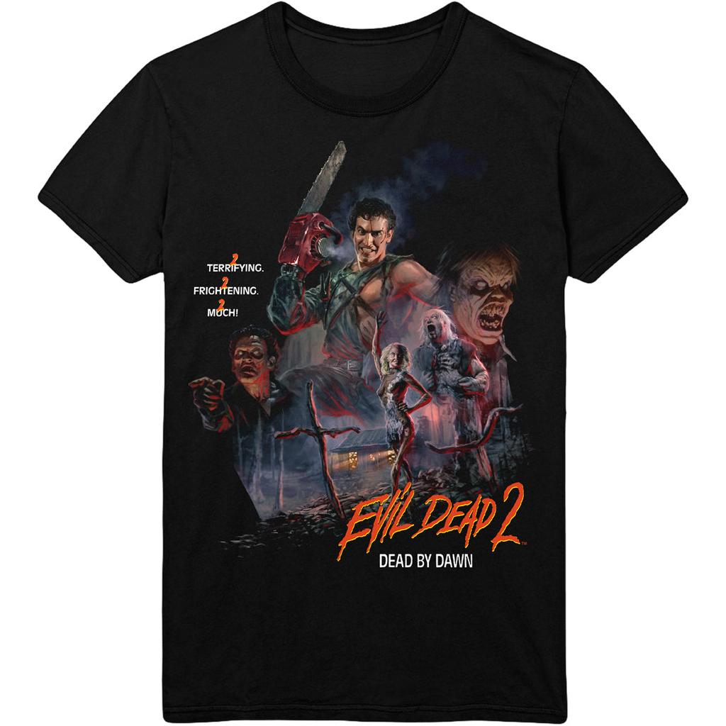 Evil Dead Burn Jede Familie Hat Ihre Dämonen Horrorfilm Poster T-Shirt Baumwolle Grafik T-Shirt Unisex Unisex Sommer Streetwear