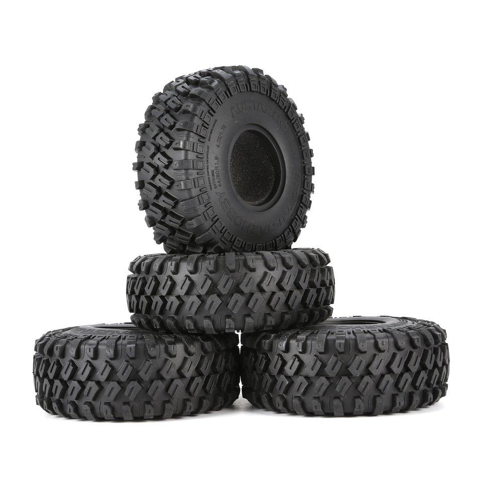 4x AUSTAR AX-3020 1.9 Inch Crawler Tires for 1//10 Traxxas Redcat RC4WD RC Car