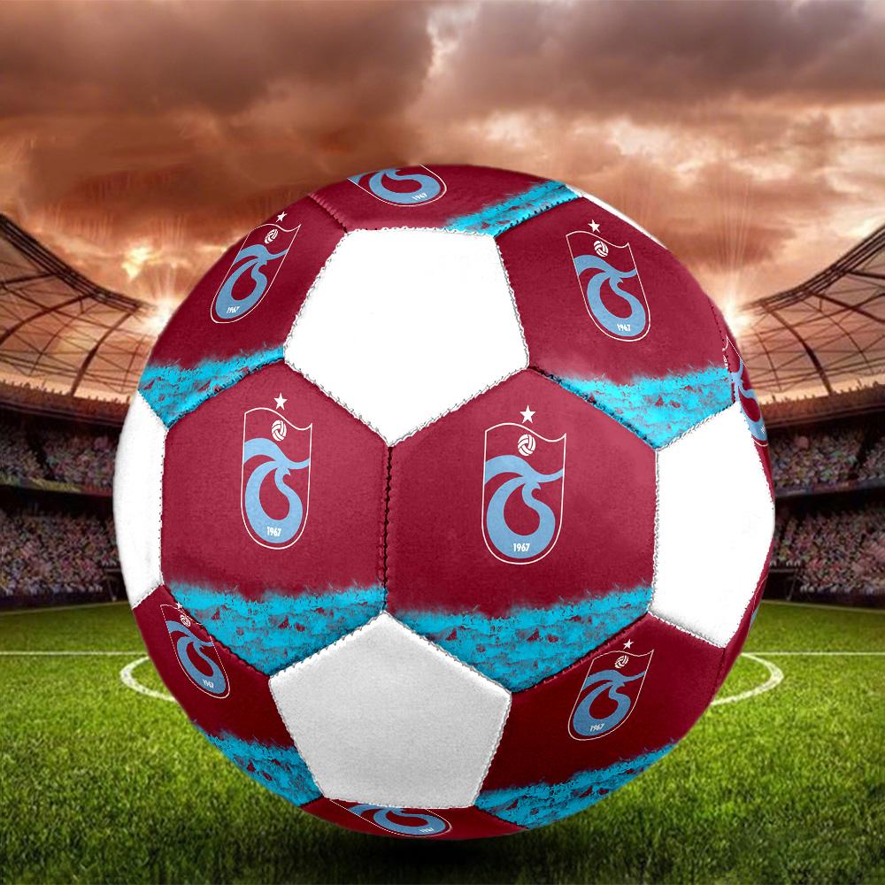 1 PEZZO SK Trabzonspor club taglia 5 pallone da calcio PrahaPallone da Calcio Indoor Colorato Per Tutte le Età Cucito a Macchina PVC Pronto per la Competizione Resistente Alto Rimbalzo