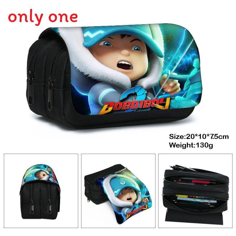 Elements Hero Boboiboy Layer Pencil Case With Spacious Storage For Students And Kids