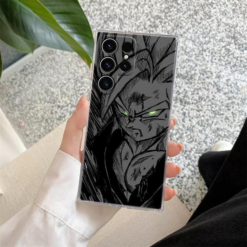 

Phone Case For Samsung Galaxy S26 Ultra S25 S24 S23 S21 Ultra S20 FE S22 S26 Plus S25FE Clear Cover Dragons Black Art Ball Anime Galaxy S10 Plus