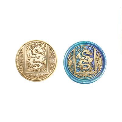 1 Set 3CM Wax Seal Stamp Star Sky Series Wax Stamp Swan Mermaid Flying Dragon Sealling Wax Wood Handle Tool