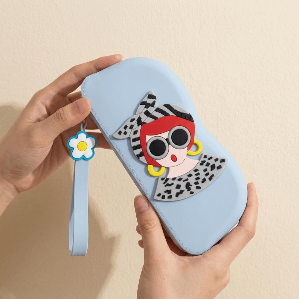 Waterproof Small Items Bag Dustproof Sunglasses Pouch Fashion Silicone Eyeglasses Case  Female