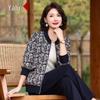 Yalu Women's Middle-Aged Spring/Autumn Casual Baseball Jacket Sportswear Set