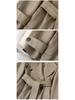British-Style Extra Long Tall Women's Trench Coat - 2025 Spring/Autumn Collection, Elegant and Casual