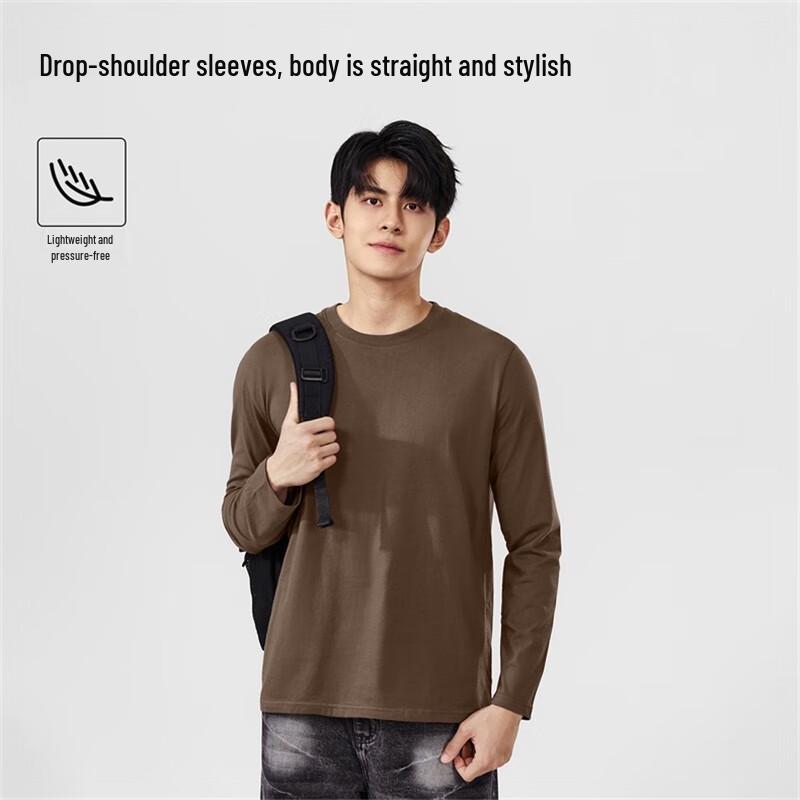 Baleno Men's 220g Heavyweight Long Sleeve T-Shirt with JPB Red Heart Print