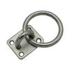 304 Stainless Steel Marine Eye Plate With Ring Hook Tension Device Shading Net Tarpaulin Lashing Tie Down Boat Yacht