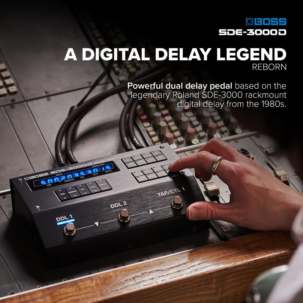 BOSS SDE-3000D Dual Digital Delay Delay SDE3000D BOSS