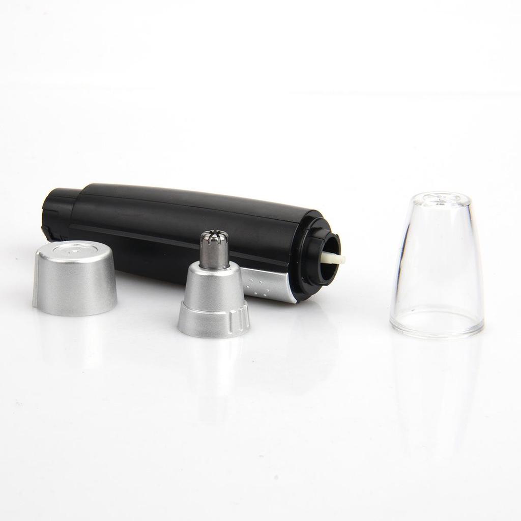 Black Electric Nose and Ear Hair Trimmer for Men and Women