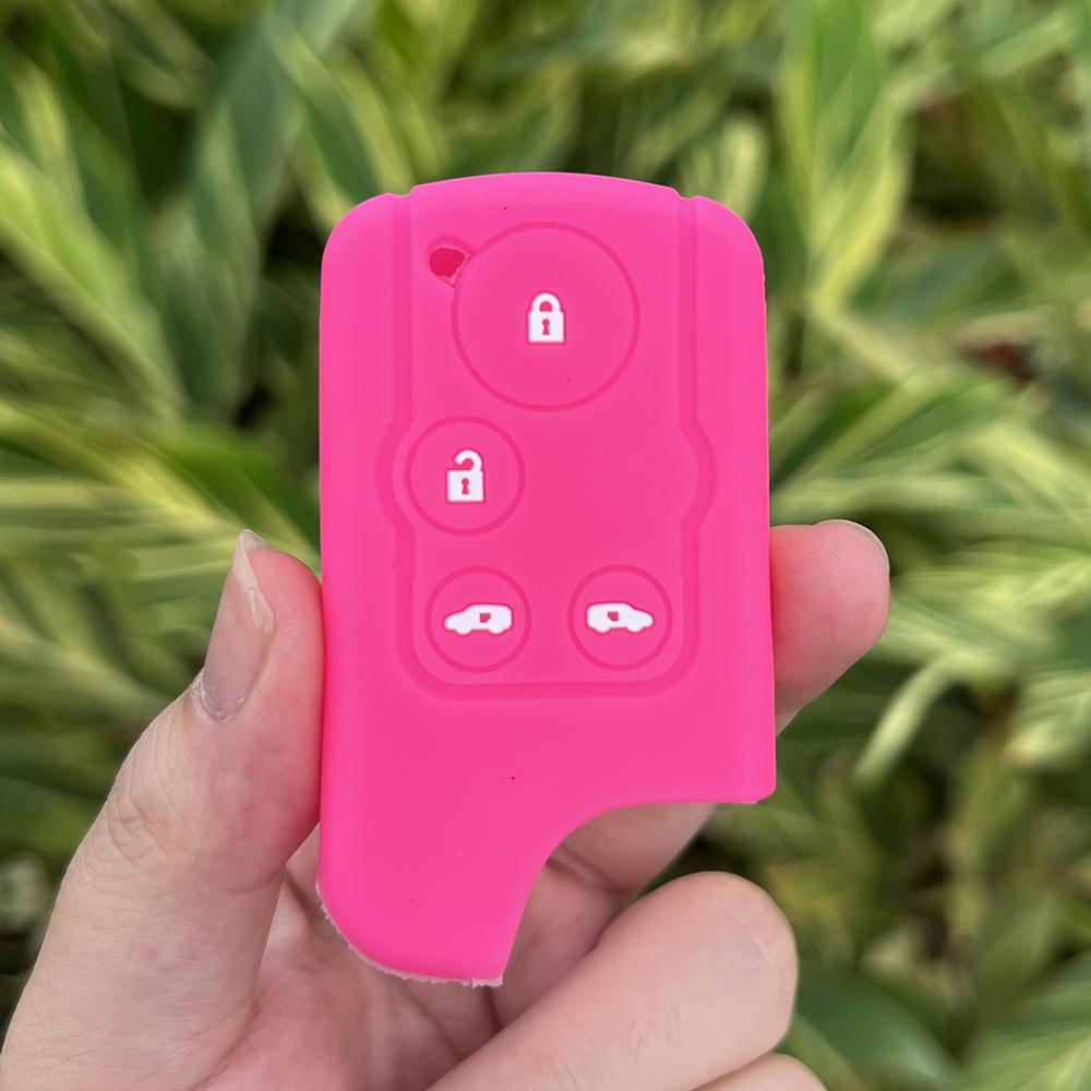Rubber Car Key Fob Cover Silicone Protector Case for Honda Freed Elysion Stepwgn Spada Insight Step Wagon RK C-RZ Shuttle Remote