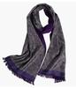 Men's Mulberry Silk and Cashmere Scarf - Ideal Gift for Father's Day or Dad's Birthday