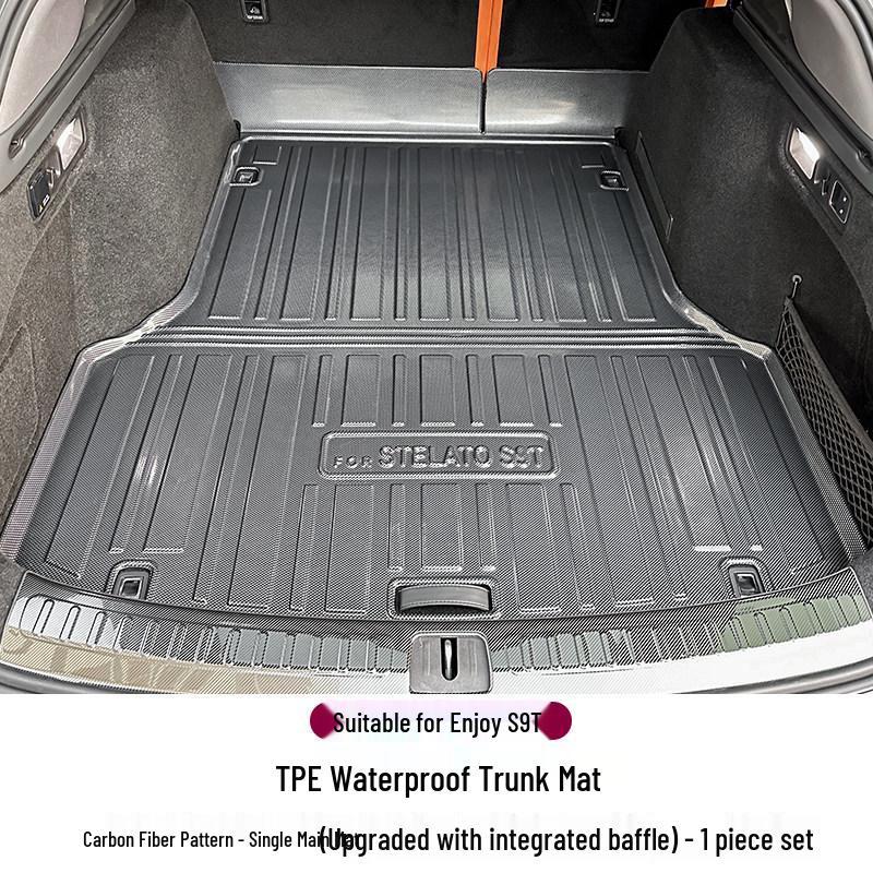 Hongjie S9T TPE Waterproof Trunk Mat - Car Interior Protection Accessory